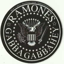 RAMONES gabba gabba hey 2011 VINYL STICKER official merchandise OOP/RARE - $4.89