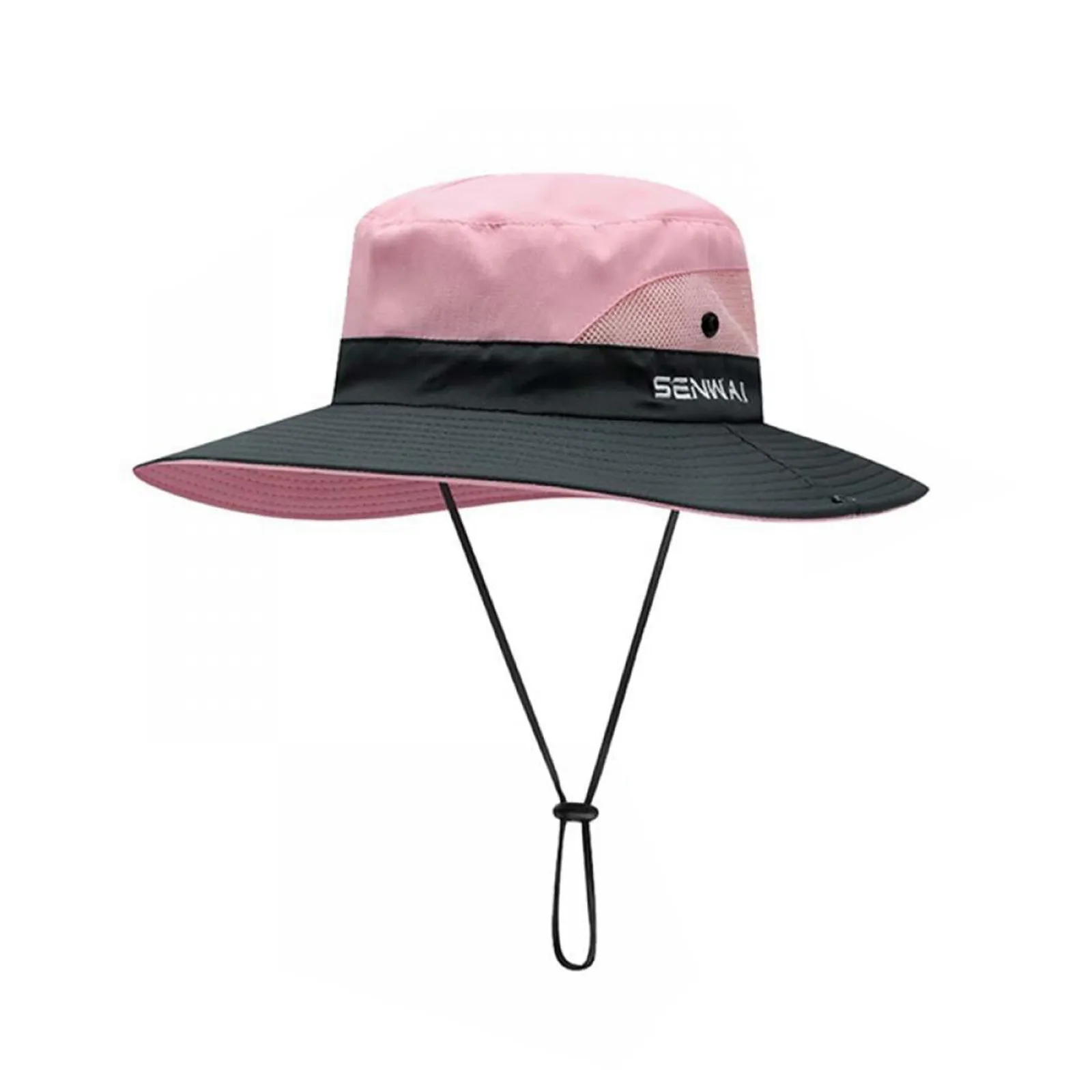 Women&#39;S Ponytail Sun Hat Outdoor Quick-Dry Upf 50+ Bucket Beach Cap Uv Foldable - £9.74 GBP+
