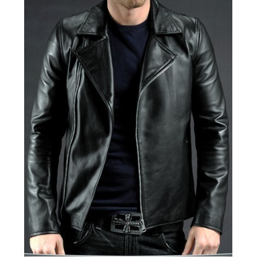 Men Ghost rider leather jacket, Men real leather jacket,Men biker leather jacket