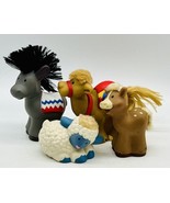 Fisher Price Little People Touch and Feel Camel Donkey Sheep Cow Lot of ... - £14.43 GBP