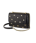 NWT Tory Burch Fleming Star-Stud Small Leather Convertible Shoulder Bag ... - £302.15 GBP