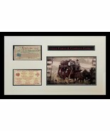 Wells Fargo Original Draft Receipt From 1899 Museum Framed Ready to Display - $569.25