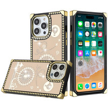 Passion Square Hearts Wind Mill Love Balloon Fun Case GOLD For iPhone 11 - £6.74 GBP