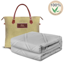 MG MULGORE Cooling Weighted Blanket 100% Natural Bamboo with Premium Glass Beads - £55.11 GBP