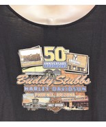 Ladies BUDDY STUBBS Harley-Davidson 50th Anniversary T-Shirt Size Medium... - £14.12 GBP