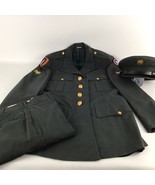 Vintage 1970s Vietnam Era US Army Green Dress Uniform 37R Jacket Pants 3... - $339.13 CAD