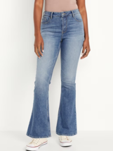 Old Navy Extra High Rise Flare Jeans Womens 14 Petite Blue Medium Wash NEW - £23.26 GBP