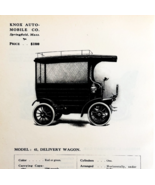 1908 Knox Model 41 Delivery Wagon Print Catalog Advertisement Automobili... - $39.99