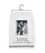 Primitives by Kathy Kitchen Towel The Officer Said You Drinking, 28-inch - $198.66 MXN