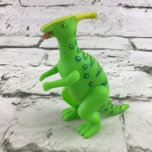 Hadrosaur Dinosaur Wind-Up Toy Green Plastic 3.75” Figure Fun Pretend Play - $11.88