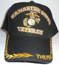 U.S. Marines Veteran hat embroidered logo adjustable back - new - $6.99