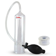 LeLuv Penis Vacuum Pump EasyOp Bgrip 2.25 Inch Diameter Clear Silicone Seal - £14.99 GBP