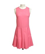 ALICE + OLIVIA Mini Dress CHARA PRIMROE Vegan Leather Pleated Skirt Sz6 ... - £147.53 GBP