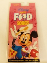 Disney Funny Food Songs A Musical Treat Featuring 15 Temptin&#39; Tunes Cassette New - £31.26 GBP