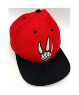 mitchell &amp; Ness toronto raptors basketball claw snap back cap hat red bl... - $35.15