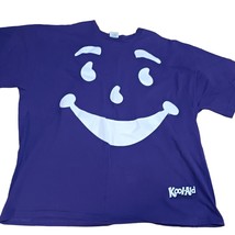 Vintage 2000s Kool Aid All Over Print Face Grape T shirt Size Men’s 2XL Unisex - $20.57