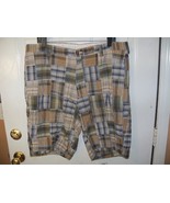 Nautica  Plaid NS-83 Relax Fit Shorts Size 36W X 32L Men&#39;s EUC - £18.82 GBP