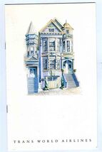 TWA Trans World Airlines Ambassador Service Menu Great Destination San F... - $17.87