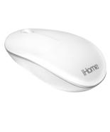 iHome Wireless Laser Mouse Ergonomic Bluetooth Ambidextrous Slim White f... - $17.17 CAD