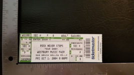 Slaughter / Ratt / Vince Neil - Oct 1, 2004 Long Island, Ny Whole Concert Ticket - £11.73 GBP