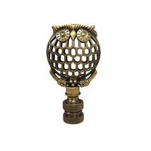 Royal Designs, Inc. Decorative Owl Lamp Finial, F-5089-AB-1, Antique Brass - $24.70