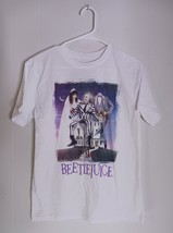 Juniors Beetlejuice Classic 80s Movie Poster Haunted House Graphic Tee S... - $125.69 MXN