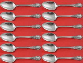 American Victorian by Lunt Sterling Silver Place Soup Spoon Set 12 pieces 6 5/8&quot; - £745.03 GBP