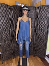 WOMEN TOP COTTON STRAPS TOP  SIZE S/L - $20.00