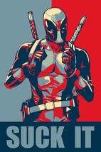 Deadpool Suck It Poster | Exclusive Art | Comedy | Parody | NEW | USA - £15.97 GBP