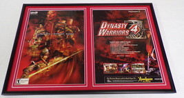 Dynasty Warriors 4 PS2 2003 Framed 12x18 ORIGINAL Advertising Display  - £54.30 GBP