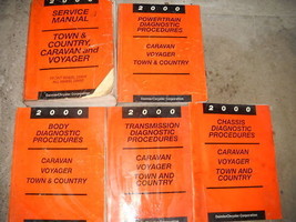 2000 Dodge Caravan Voyager Chrysler Town &amp; Country Service Manual Set - $124.95