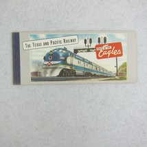 Texas &amp; Pacific Railway Route Of The Eagles Ticket Book Vintage 1950&#39;s - £7.84 GBP
