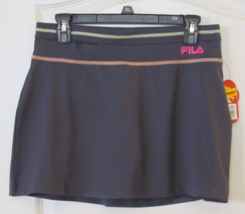 Fila Sport Performance Skort Grey w/Yellow &amp; Orange Women&#39;s Sz S NWT MSR... - $299.58 MXN