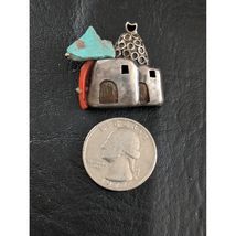 Azz Fahmy Häuser Von Nil Sterlingsilber Türkis Ägyptische Nubische Pin B... - $446.97