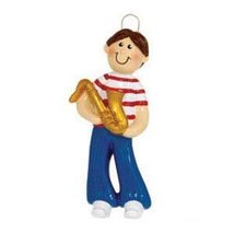 BuyGifts Boy with Saxophone Ornament - £10.34 GBP