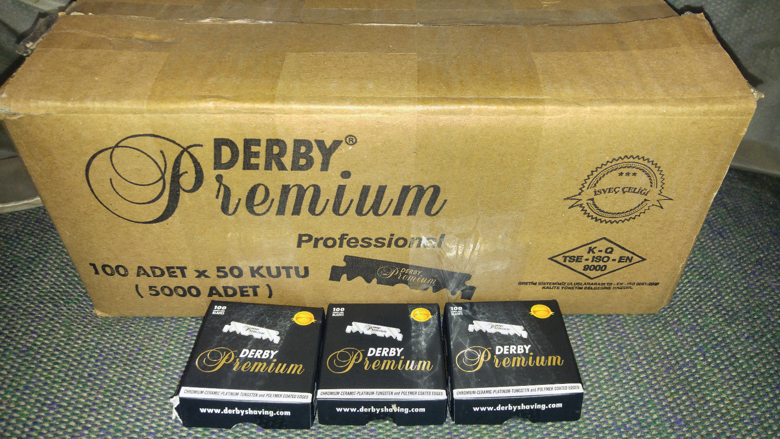 5000 Derby Premium Single Edge Blades(50 pack of 100 blades) - $194.48