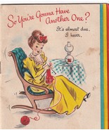 Vintage Hallmark Greeting Card Mini-Book -  Having Another Baby - $18.72 CAD