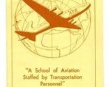 1949 Aviation Training School Brochure Boston Massachusetts - £11.66 GBP