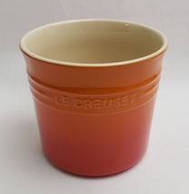 Le Creuset Utensil Crock Stoneware Orange Flame 2.3L 2 3/8 QT New - £55.69 GBP