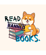 Read Pup Circle Sticker - $3.00