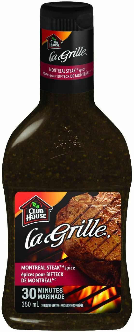 Primary image for 2 X Club House La Grille, Montreal Steak Marinade, 350ml each- Free Shipping