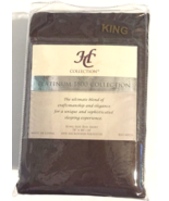 HC Collection Bed Skirt King size brown Platinum 1800 Collection New With Tag