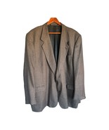 MEN OF MEASURE Big &amp; Tall Size 52 Wool &amp; Silk Tan Tweed Blazer Sport Coat - $44.57