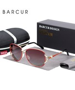 BARCUR Women Gradient Sunglasses Polarized Sun Glasses Luxury Round Eyewear - $32.28 CAD