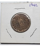 MEXICO  COIN 10 Cent 1942  Km# 432  ~ Circulated Toned - €3,46 EUR