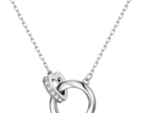 Gift for Women, Circle Necklace S925 Sterling Silver Necklace for Women ... - $35.96