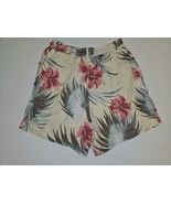 Ralph Lauren Country Short&#39;s Women&#39;s Size 6 Linen Floral Pink-Yellow-USA - $18.14