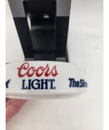 Vintage Coors Light “The Silver Bullet” White 4” Ceramic Ashtray - $16.45 CAD