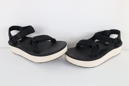 Vintage Teva Sandals Womens Size 10 Chunky Platform Strap Sandals Black ... - $118.75