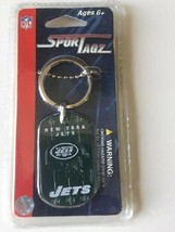 NEW YORK JETS DOG TAG/NECKLACE KEY CHAIN NEW AND OFFICIALLY LICENSED - $6.85